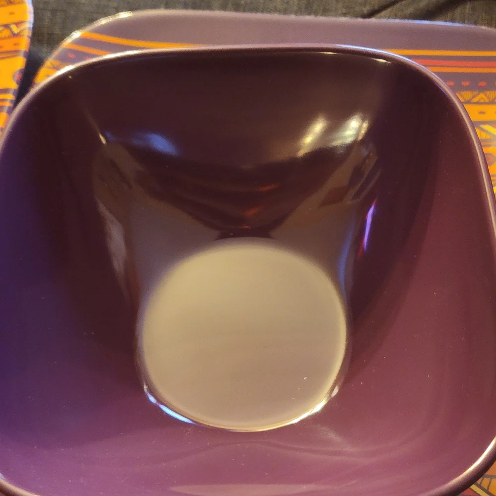 12pc Colorful Geometric Dinnerware Set - Picture 3 of 5
